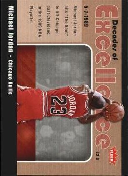 2007-08 Fleer - Decades of Excellence #3 Michael Jordan Front