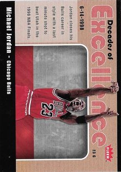 2007-08 Fleer - Decades of Excellence Glossy #10 Michael Jordan Front