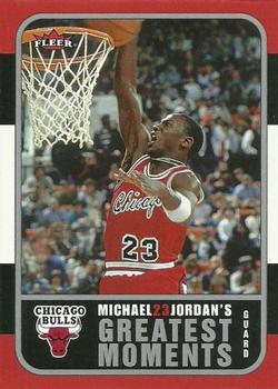 2006-07 Fleer - Jordan's Greatest Moments #MJ-1 Michael Jordan Front