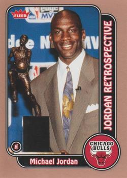 2008-09 Fleer - Michael Jordan Retrospective #MJ-12 Michael Jordan Front