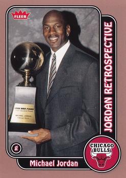2008-09 Fleer - Michael Jordan Retrospective #MJ-18 Michael Jordan Front