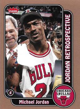 2008-09 Fleer - Michael Jordan Retrospective #MJ-20 Michael Jordan Front
