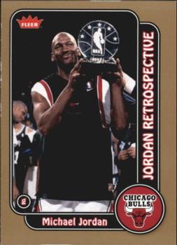 2008-09 Fleer - Michael Jordan Retrospective #MJ-21 Michael Jordan Front