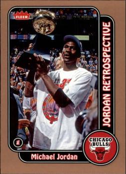 2008-09 Fleer - Michael Jordan Retrospective #MJ-22 Michael Jordan Front