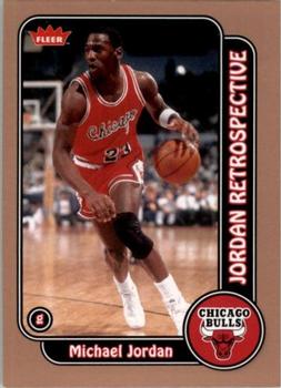 2008-09 Fleer - Michael Jordan Retrospective #MJ-3 Michael Jordan Front