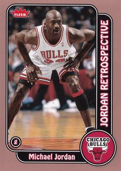 2008-09 Fleer - Michael Jordan Retrospective #MJ-7 Michael Jordan Front