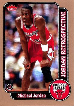 2008-09 Fleer - Michael Jordan Retrospective Glossy #MJ-1 Michael Jordan Front