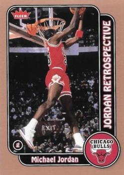 2008-09 Fleer - Michael Jordan Retrospective Glossy #MJ-10 Michael Jordan Front