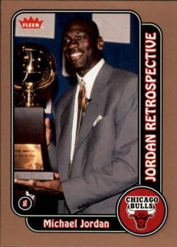 2008-09 Fleer - Michael Jordan Retrospective Glossy #MJ-11 Michael Jordan Front