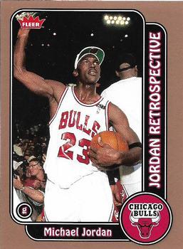 2008-09 Fleer - Michael Jordan Retrospective Glossy #MJ-13 Michael Jordan Front
