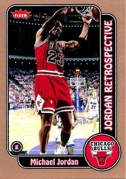 2008-09 Fleer - Michael Jordan Retrospective Glossy #MJ-15 Michael Jordan Front