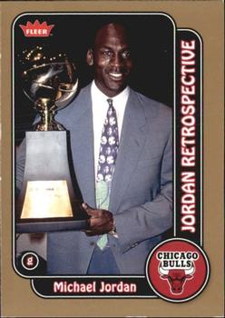 2008-09 Fleer - Michael Jordan Retrospective Glossy #MJ-16 Michael Jordan Front