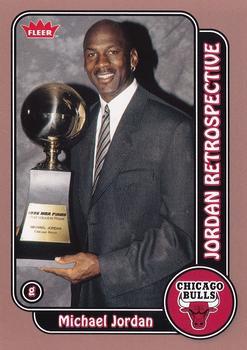 2008-09 Fleer - Michael Jordan Retrospective Glossy #MJ-18 Michael Jordan Front
