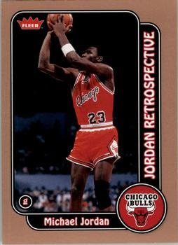 2008-09 Fleer - Michael Jordan Retrospective Glossy #MJ-2 Michael Jordan Front