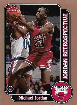 2008-09 Fleer - Michael Jordan Retrospective Glossy #MJ-4 Michael Jordan Front
