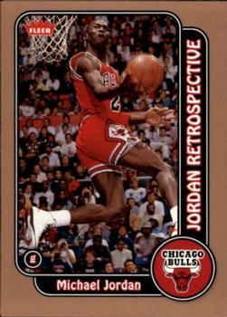 2008-09 Fleer - Michael Jordan Retrospective Glossy #MJ-5 Michael Jordan Front