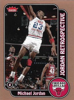 2008-09 Fleer - Michael Jordan Retrospective Glossy #MJ-6 Michael Jordan Front