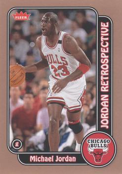2008-09 Fleer - Michael Jordan Retrospective Glossy #MJ-9 Michael Jordan Front