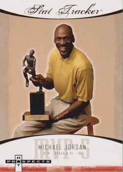 2007-08 Fleer Hot Prospects - Stat Tracker #ST-27 Michael Jordan Front