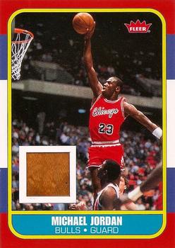 2007 Fleer Michael Jordan #RCF Michael Jordan - floor Front