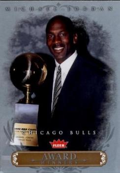 2007 Fleer Michael Jordan - Award Winners #AW11 Michael Jordan - 1998 NBA Finals MVP Front