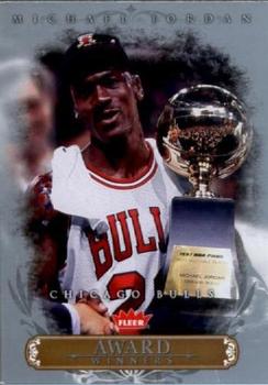 2007 Fleer Michael Jordan - Award Winners #AW12 Michael Jordan - 1997 NBA Finals MVP Front
