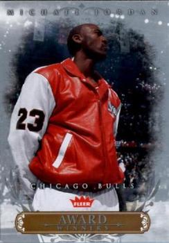 2007 Fleer Michael Jordan - Award Winners #AW14 Michael Jordan - 1991-1993 AP Male Athlete of the Year Front