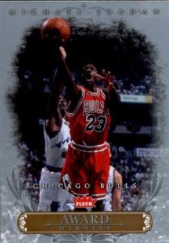 2007 Fleer Michael Jordan - Award Winners #AW15 Michael Jordan - 1991 NBA Finals MVP Front