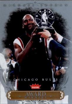 2007 Fleer Michael Jordan - Award Winners #AW18 Michael Jordan - 1996 NBA MVP Front