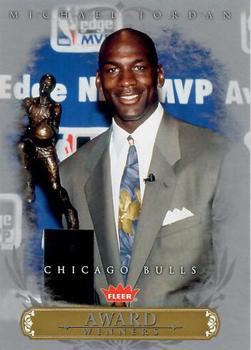 2007 Fleer Michael Jordan - Award Winners #AW4 Michael Jordan - 1988 NBA All-Star Game MVP Front