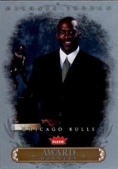 2007 Fleer Michael Jordan - Award Winners #AW6 Michael Jordan - 1992 NBA Finals MVP Front