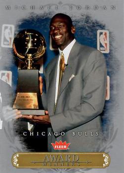 2007 Fleer Michael Jordan - Award Winners #AW8 Michael Jordan - 1996 NBA Finals MVP Front