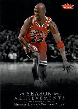 2007 Fleer Michael Jordan - Season Achievements #SH36 Michael Jordan - 10/30/01 Front