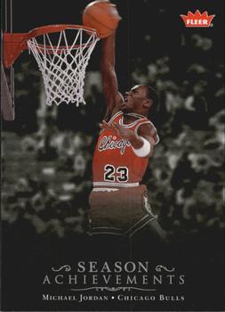 2007 Fleer Michael Jordan - Season Achievements #SH43 Michael Jordan - 3/7/96 Front