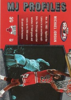 2005-06 Hoops - MJ Profiles #MJ-11 Michael Jordan Front