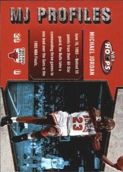 2005-06 Hoops - MJ Profiles #MJ-17 Michael Jordan Front