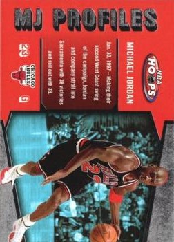 2005-06 Hoops - MJ Profiles #MJ-18 Michael Jordan Front