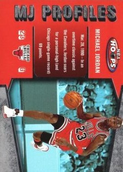 2005-06 Hoops - MJ Profiles #MJ-21 Michael Jordan Front