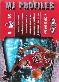 2005-06 Hoops - MJ Profiles #MJ-23 Michael Jordan Front