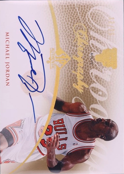 2007-08 SP Authentic - Chirography Gold #CR-MJ Michael Jordan Front