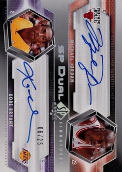 2004-05 SP Authentic - Signatures Dual #SP2-JB Michael Jordan / Kobe Bryant Front