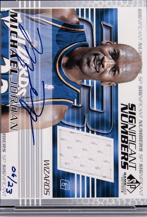 2003-04 SP Game Used - SIGnificant Numbers #MJ23 Michael Jordan Front