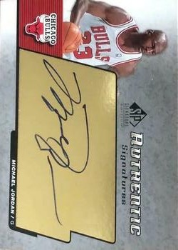 2004-05 SP Signature Edition - Authentic Signatures #AS-MJ Michael Jordan Front