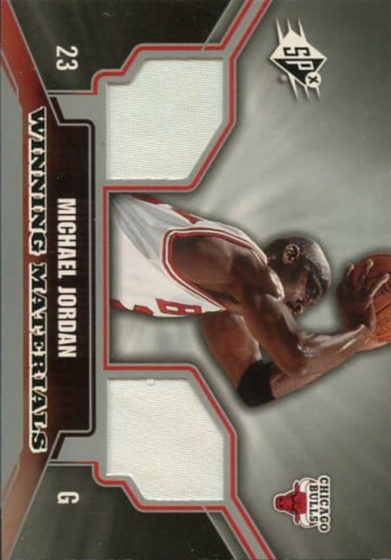 2005-06 SPx - Winning Materials #WM-MJ Michael Jordan Front
