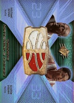 2008-09 SPx - Winning Materials Combos #WMC-JP Michael Jordan / Scottie Pippen Front