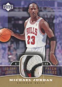 2004-05 Upper Deck - UD Game Jerseys Patch Logos #PLO-MJ Michael Jordan - MEM: Logo Patch Front