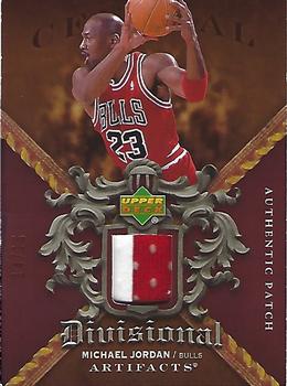 2007-08 Upper Deck Artifacts - Divisional Artifacts Patches Red #DA-MJ Michael Jordan Front