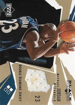 2003-04 Upper Deck Black Diamond - Double Diamond Jersey Gold #BD2-MJ Michael Jordan Front