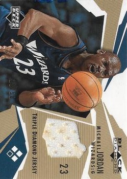 2003-04 Upper Deck Black Diamond - Triple Diamond Jersey Gold #BD3-MJ Michael Jordan Front