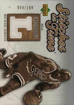 2006-07 Upper Deck Chronology - Stitches in Time #SIT-MJ Michael Jordan Front